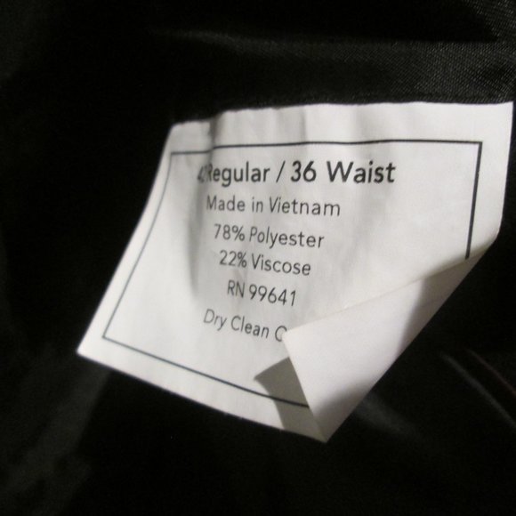 BLAIR UNDERWOOD mens 42R Black Pinstripe 2-button SPORT COAT Jacket Blazer - Picture 5 of 5